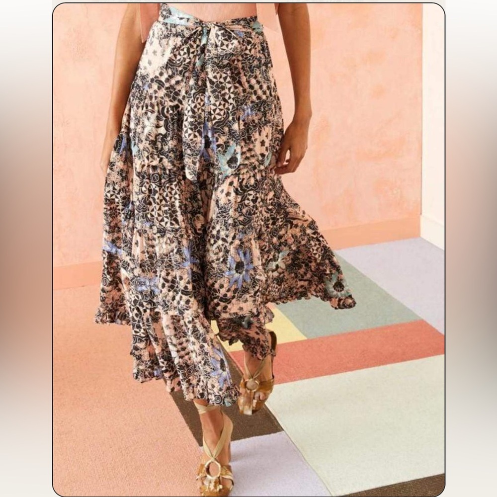 Ulla Johnson Amelia Skirt.  Color- Faded Coral. Size 8